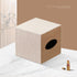 Tissue Box Cover Square, Upgrade 99% Compatible Large Size, Modern Tissue Box Holder for Napkin Facial Paper, Leather Dryer Sheet Dispenser Organizer for Bathroom Vanity Countertop, Night Stand