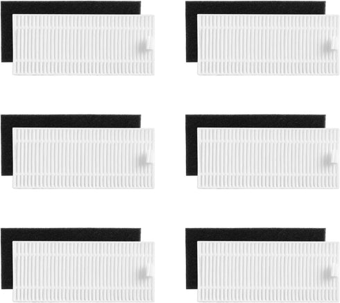 eufy RoboVac Replacement Filter Set, RoboVac 11S, RoboVac 15T, RoboVac 30, RoboVac 30C, RoboVac 15C, RoboVac 12, RoboVac 25C, RoboVac 35C Accessory