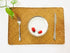 Set of 4,Natural Seagrass Place Mat, 17"X12",Hand-Woven Rectangular Placemats (Brown, 45*30)
