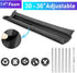 Twin Door Draft Stopper36 in Under Door Draft Stopper Bottom Seal Weather Stripping Window Breeze Blocker Sound Blocker Adjustable Door SweepsDouble Sided-Removable and WashableCheck Gray