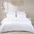 PHF 100% Cotton Waffle Pillowcases Standard Size, 2 Pack Soft Breathable Skin-Friendly Pillow Sham,Decorative Waffle Weave Pillow Case Covers, 20" X 26", No Filling, White