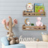 Halcent Wall Shelf Wood Floating Shelves Bookshelf Kitchen Spice Rack Rustic Display Shelf (2 Pack)