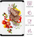 Large Cutting Board with Juice Groove - 17.75" Plastic Kitchen Chopping Board for Meat Cheese and Vegetables Heavy Duty Serving Tray