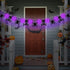 Halloween String Lights Decoration Battery Operated LED Spider String Lights with Twinkle Skeleton Banner for Halloween Garden Indoor, Porch Outdoor Decorations