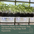 Window Garden Fiber Soil Direct Plant Seed Starters (36mm) 48 Pods - use with our Seed Starter Kit or Any Tray. Expands with Water, Grow Herbs, Flowers and Vegetables. No Messy Soil, Easy,Successful