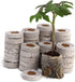 Window Garden Fiber Soil Direct Plant Seed Starters (36mm) 48 Pods - use with our Seed Starter Kit or Any Tray. Expands with Water, Grow Herbs, Flowers and Vegetables. No Messy Soil, Easy,Successful