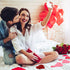 60 Pieces Valentine's Day Heart Shaped Decoration Felt Heart Hanging Ornament Red and Pink Heart Shaped Cutout Heart Tree Embellishment with Rope for Valentine Wedding Party Anniversary Home Decor