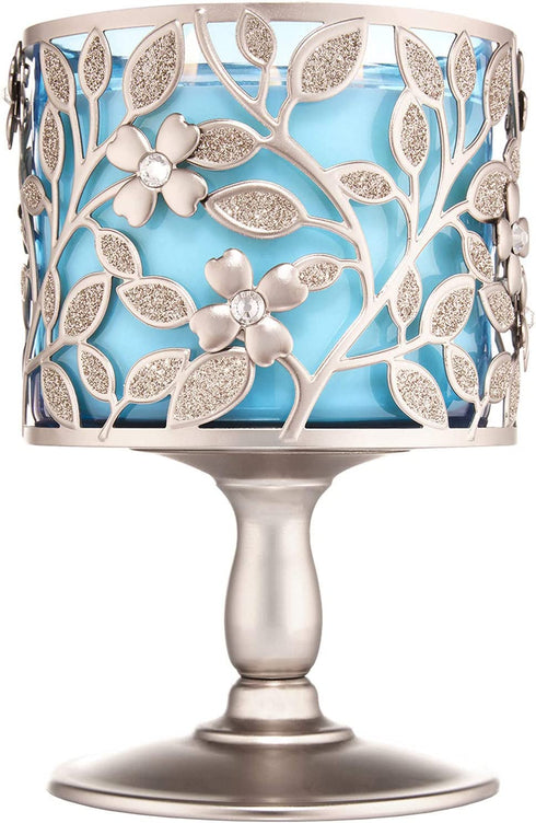 Bath and Body Works Dogwood Pedestal 3 Wick Candle Sleeve Holder