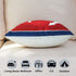 JOTOM Set of 4 Decorative Cushion Covers Square Nautical Sailing Throw Pillow Covers Home Decor Design Set Covers Cushion Case for Sofa Bedroom Car 18x18 Inches (Anchor)