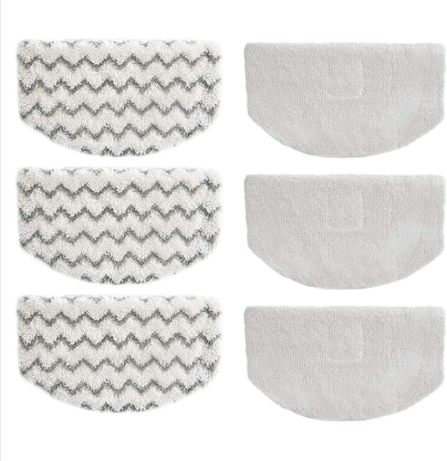 BIHARNT 6 Pack Washable Steam Mop Pads Replacement for Bissell PowerFresh 1940 1806 1544 2075 Series Steam Cleaner