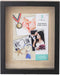 UMICAL 8.5x11 Shadow Box Display Case Black Wooden Shadow Box Frame with Linen Board and Stick Pins Memorabilia Awards Medals Photos Tickets Art Bouquet Memory Box for Keepsakes