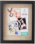 UMICAL 8.5x11 Shadow Box Display Case Black Wooden Shadow Box Frame with Linen Board and Stick Pins Memorabilia Awards Medals Photos Tickets Art Bouquet Memory Box for Keepsakes
