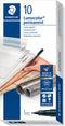 Staedtler Lumocolor Permanent Marker Pen, 0.4mm, Refillable, Black 313-9
