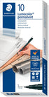Staedtler Lumocolor Permanent Marker Pen, 0.4mm, Refillable, Black 313-9