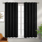 BGment Black Blackout Curtain Blinds - 38 x 45 Inch Thermal Insulated Rod Pocket and Back Tab Blackout Curtains for Kitchen/Home Decor/Bedroom, 2 Window Curtain Panels