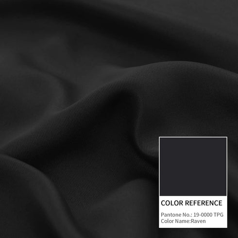 BGment Black Blackout Curtain Blinds - 38 x 45 Inch Thermal Insulated Rod Pocket and Back Tab Blackout Curtains for Kitchen/Home Decor/Bedroom, 2 Window Curtain Panels