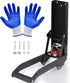 Can Crushers for Recycling, Aluminum Can Crusher for 16oz & 12oz Soda & Beer Can, Wall Mounted Can Smasher with Gloves