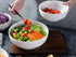 TGLBT 2.5 Quarts Porcelain Serving Bowls - Extra Large,Heavy- 2 Packs, White,Stackable
