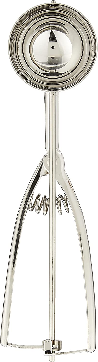 Norpro stainless steel scoop, 56MM (4 Tablespoons), As Shown