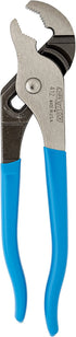 CHANNELLOCK 412 6.5-inch V-Jaw Tongue & Groove Pliers | Made in USA | 0.94-inch Jaw Capacity | Forged High Carbon Steel | More Points of Contact on Round Stock , Polished