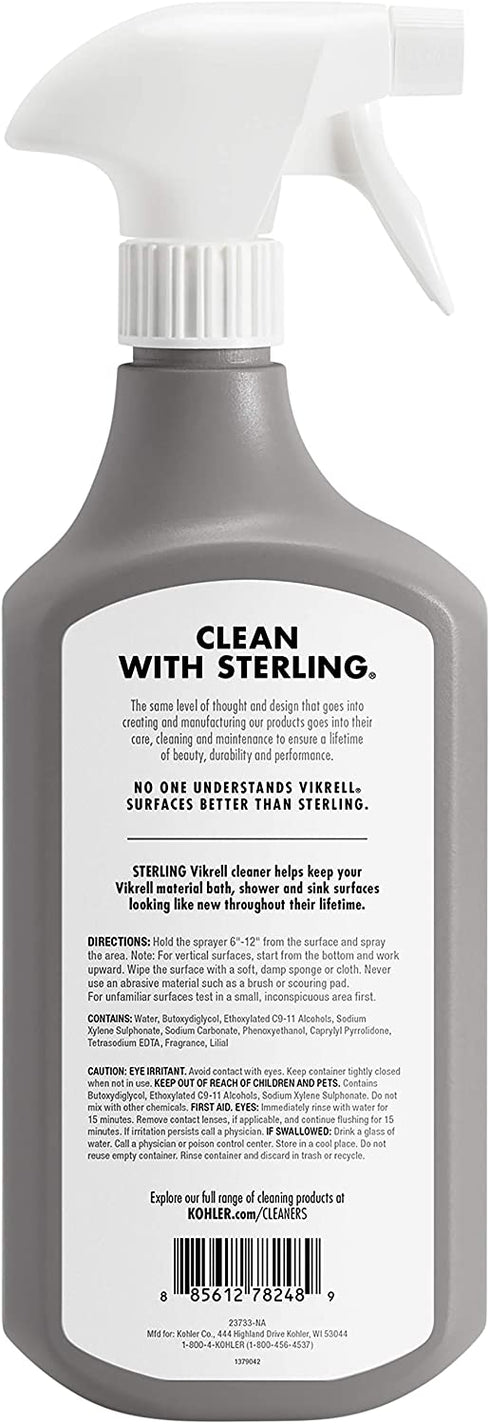 Kohler K-EC23733-NA Sterling Vikrell Cleaner