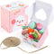 VGOODALL Valentines Day Bakery Boxes Cupcake Boxes Cookie Boxes with Heart Window for Holiday Pastries, Doughnut, Brownies, Truffles Gift Giving
