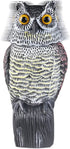 Fake Owl Sculpture with Rotating Head