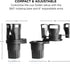 Limitless Dual CupStation - 2-in-1 Expandable Cup Holder with 360° Rotating Base Black