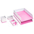 Amazon Basics Desk Organization Set - Pink and White