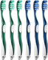 Fremouth Firm Toothbrushes for Adults, Cross Hard Bristles, 6 Count