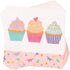 144 Pieces Cupcake Party Supplies, Paper Plates, Napkins, Cups and Cutlery (Serves 24)