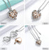 shajwo Cremation Jewelry Heart Urn Necklaces for Ashes for Women Flower Memorial Mini Keepsake Ashes Hollow Pendant
