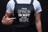 Savvy Designs BBQ Apron Funny Apron - Your Opinion is Not in The Recipe - Adjustable Black Apron with Pockets