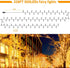 LED String Lights Outdoor, Elegear Long Strand 328FT 500 LEDs Valentine String Lights, Waterproof 8 Modes Indoor Outdoor Decorative String Lights for Parties Wedding Valentine's Decoration, Warm White