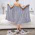 Towel Wrap for Women, Adjustable Shower Wrap Towel with Home Hotel Bathrobes Nightgown for Sauna Beach Pool Gym Travel - Gray XL