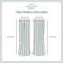 Exclusive Home Curtains Chateau Striped Faux Silk Grommet Top Curtain Panel Pair, 54x84, Taupe