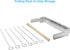 Unicook Upgraded Stainless Steel Barbecue Skewer Shish Kabob Set, 6pcs 13.5"L Skewer Sticks with Foldable Large Grill Rack, Keeps Kabobs from Sticking to the Grill Grate, 50pcs Bamboo Skewers as Bonus