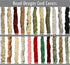 Royal Designs, Inc. CC-1-LB Beige Cord & Chain Cover 4' Linen Fabric Touch Fastener, Linen Beige