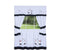 Achim Home Furnishings 58-Inch by 36-Inch Gourmet Embellished Cottage Topper with 58-Inch by 36-Inch Swaggers for Windows