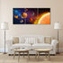 Outer Space Canvas Wall Art Planet Posters & Prints Artwork Abstract Universe Paintings Wall Decorations for Kids Room Stretched Canvas Picture for Living Room Bedroom Home Office Decor