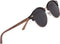 Woodies Polarized Walnut Wood Sunglasses for Men and Women | Black Polarized Lenses and Real Wooden Frame | 100% UVA/UVB Ray Protection