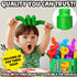 BUNMO Pop Tubes Large 4pk | Toddler Sensory Toys | Hours of Fun for Kids | Imaginative & Stimulating Creative Learning | Connect, Stretch & Play