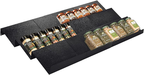 Artibear Expandable Spice Rack Drawer Organizer for 8" to 24" Kitchen Cabinets Drawer Tray, Set of 9