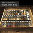 Artibear Expandable Spice Rack Drawer Organizer for 8" to 24" Kitchen Cabinets Drawer Tray, Set of 9