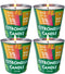Citronella Candles Outdoor 4 Packs 7.0oz Soy Wax Candles in Metal Buckets for Home Patio Porch