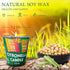Citronella Candles Outdoor 4 Packs 7.0oz Soy Wax Candles in Metal Buckets for Home Patio Porch