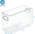 InterDesign Linus Plastic Countertop, Closet, and Vanity Organizer, Storage Bin for Bathroom, Bedroom, Office, Craft Room, Kitchen, Small