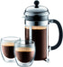 BODUM 1928-57, Matte Chrome Chambord 8-Cup Coffee Maker, 34-Ounce, 34 Oz