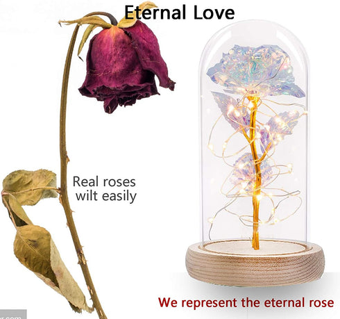 Valentines Day Gifts for Her Women, Red Rose Gifts, Beauty and The Beast Rose, Women's Gift Birthday Gifts Artificial Flower Rose Gift for Girlfriend,Wife,Mom for Wedding,Anniversary