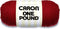 Caron 29401010562 One Pound Solids Yarn, 16oz, Gauge 4 Medium, 100% Acrylic - Claret- For Crochet, Knitting & Crafting ( 1 Piece )